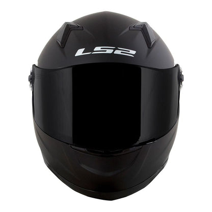 CAPACETE LS2 CLASSIC MONOCOLOR PRETO FOSCO