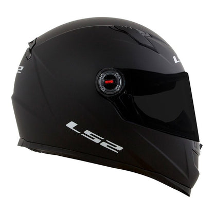 CAPACETE LS2 CLASSIC MONOCOLOR PRETO FOSCO
