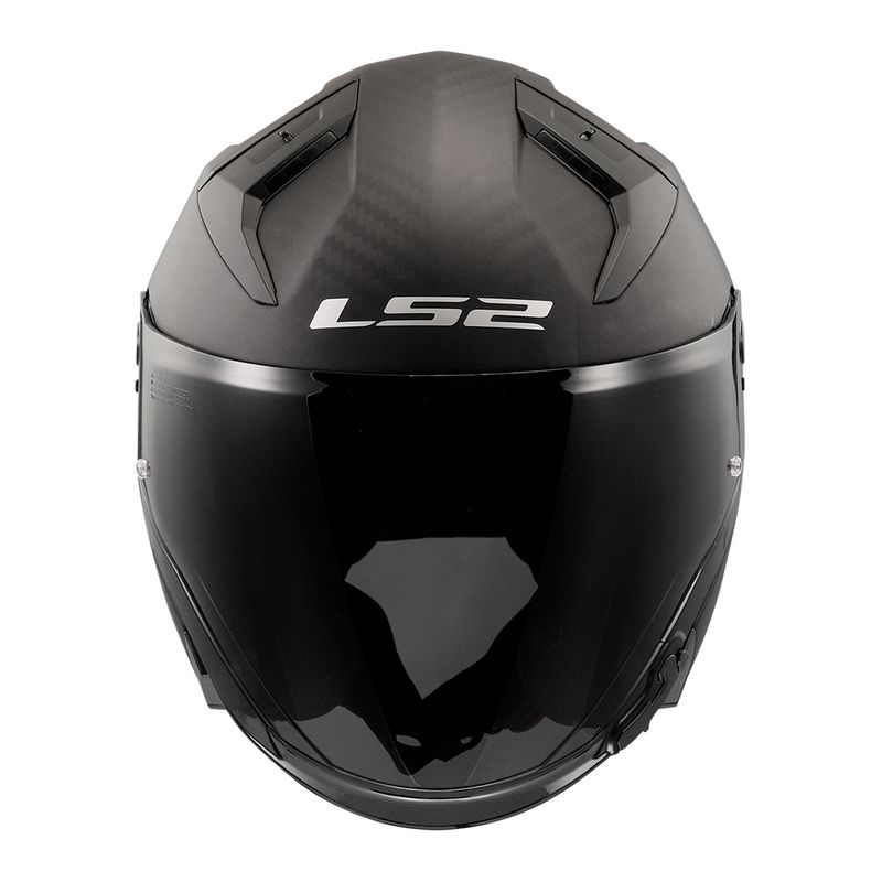 CAPACETE LS2 INFINITY II C SOLID CARBON FOSCO SKU 06002086011610284048
