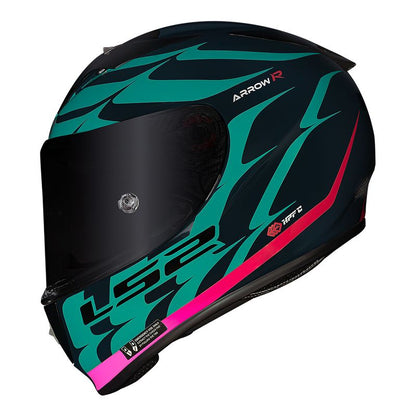 CAPACETE LS2 ARROW FLAMES VERDE