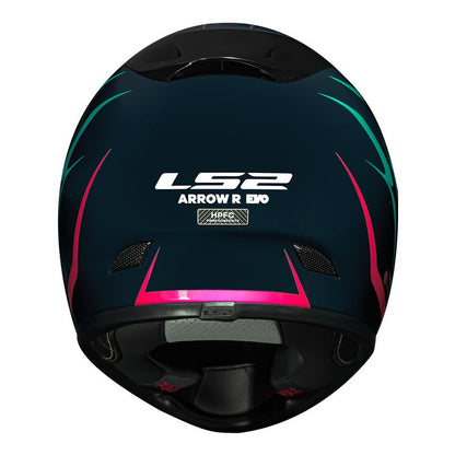 CAPACETE LS2 ARROW FLAMES VERDE