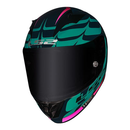 CAPACETE LS2 ARROW FLAMES VERDE