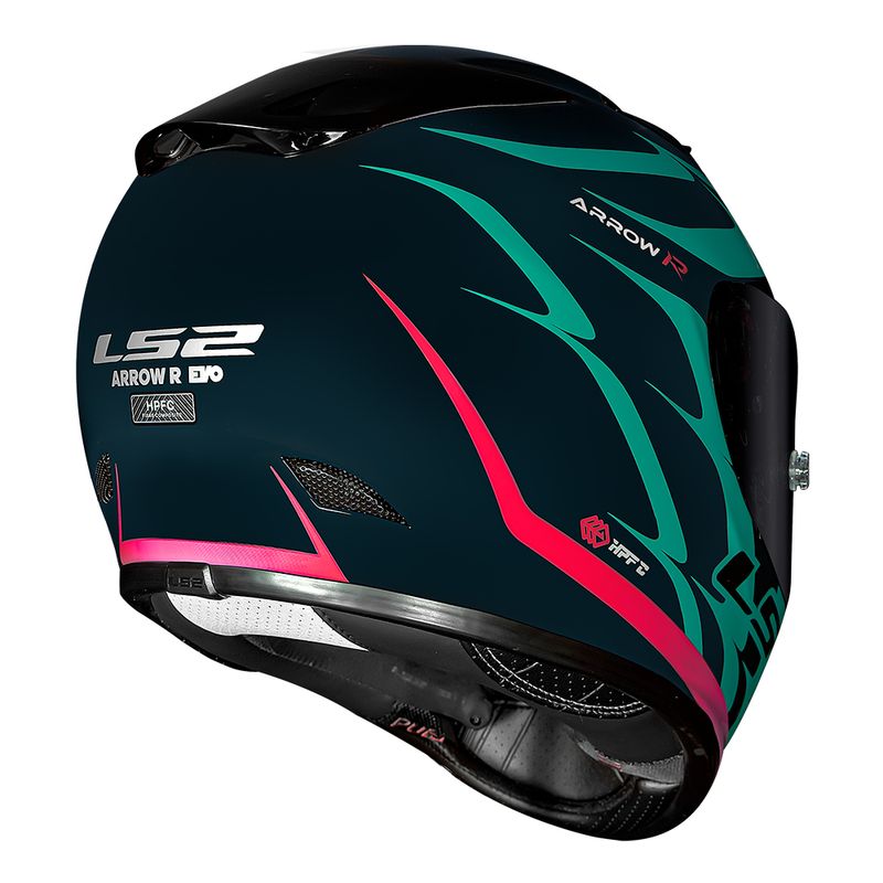 CAPACETE LS2 ARROW FLAMES VERDE