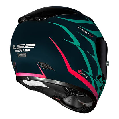 CAPACETE LS2 ARROW FLAMES VERDE