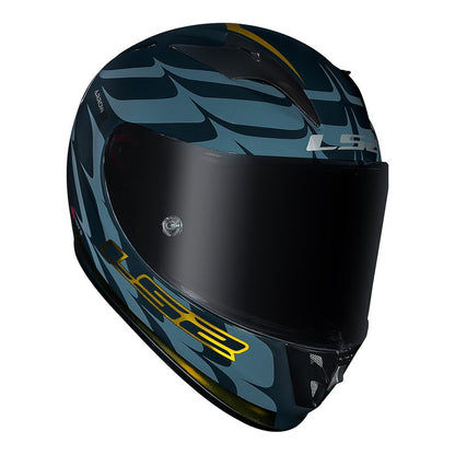 CAPACETE LS2 ARROW FLAMES AZUL