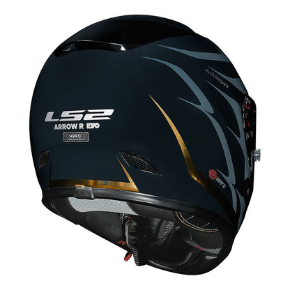 CAPACETE LS2 ARROW FLAMES AZUL
