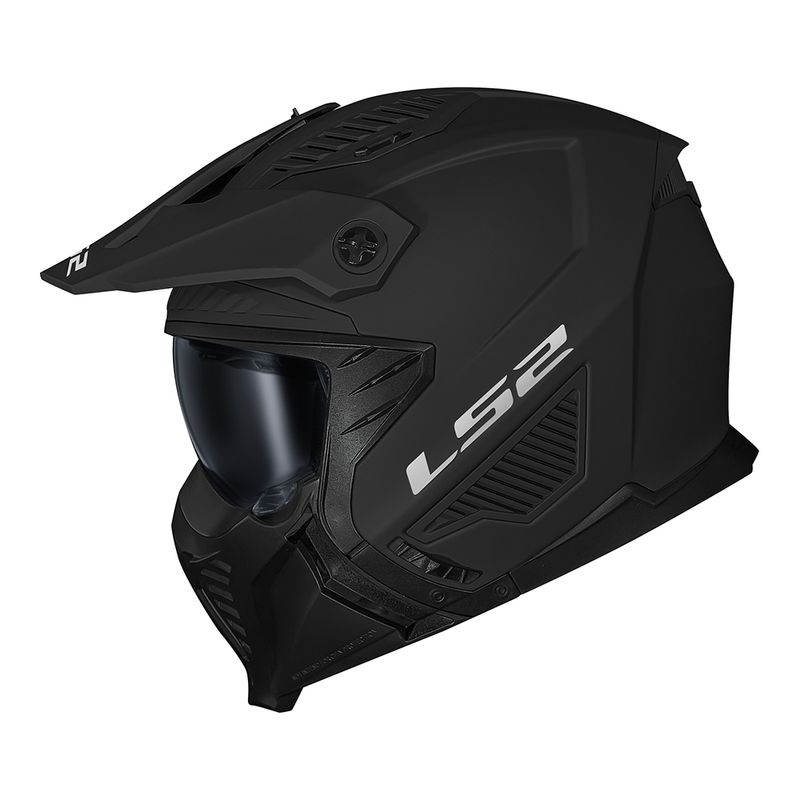 CAPACETE LS2 DRIFTER MONOCOLOR PRETO FOSCO