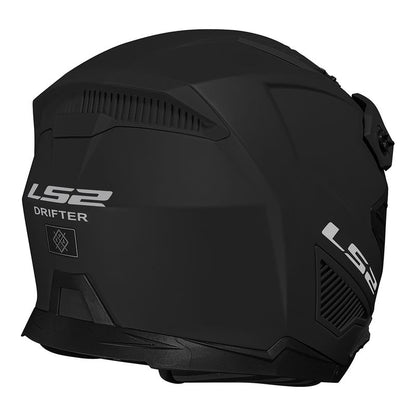 CAPACETE LS2 DRIFTER MONOCOLOR PRETO FOSCO