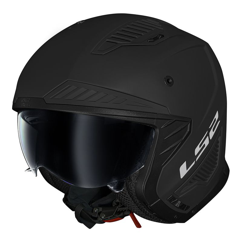 CAPACETE LS2 DRIFTER MONOCOLOR PRETO FOSCO