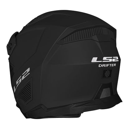 CAPACETE LS2 DRIFTER MONOCOLOR PRETO FOSCO