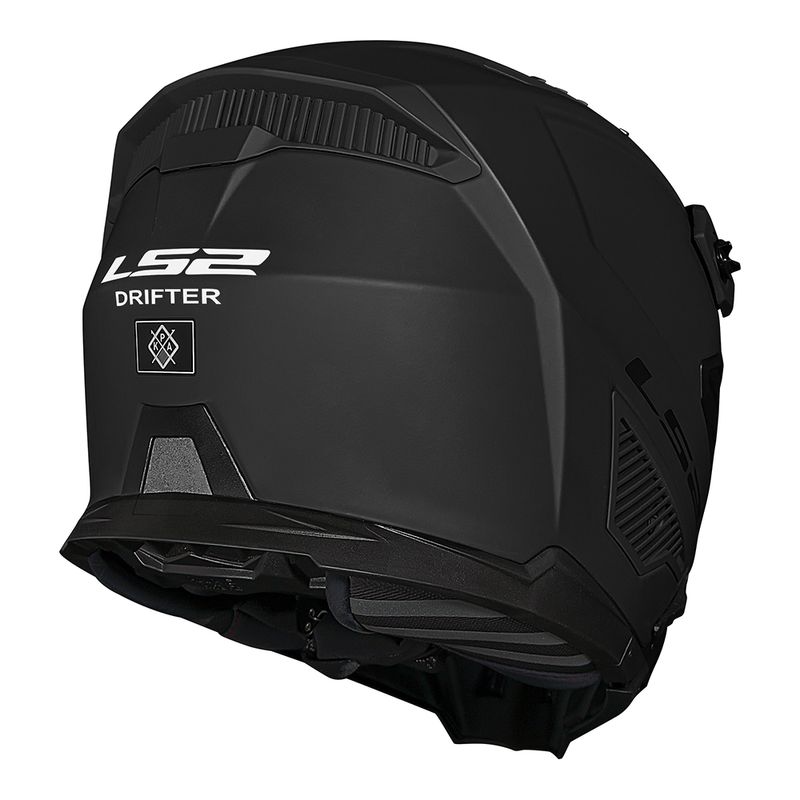 CAPACETE LS2 DRIFTER MONOCOLOR PRETO FOSCO