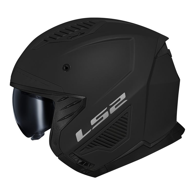 CAPACETE LS2 DRIFTER MONOCOLOR PRETO FOSCO