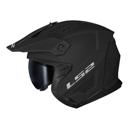 CAPACETE LS2 DRIFTER MONOCOLOR PRETO FOSCO