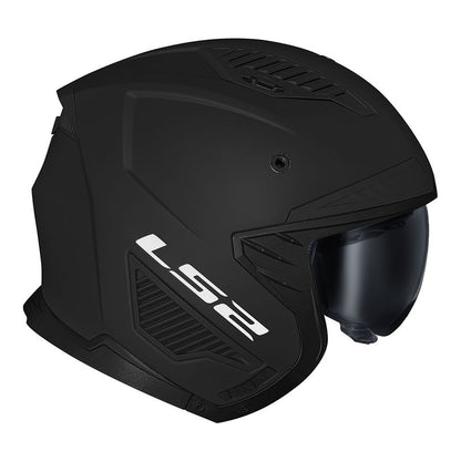 CAPACETE LS2 DRIFTER MONOCOLOR PRETO FOSCO