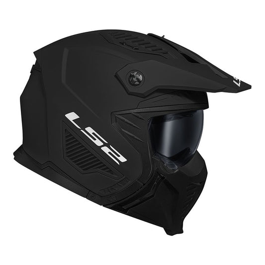 CAPACETE LS2 DRIFTER MONOCOLOR PRETO FOSCO