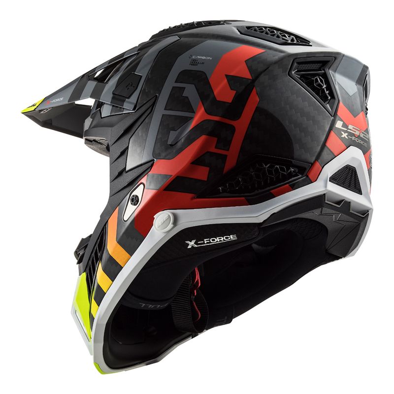 CAPACETE LS2 X-FORCE C BARRIER AMARELO