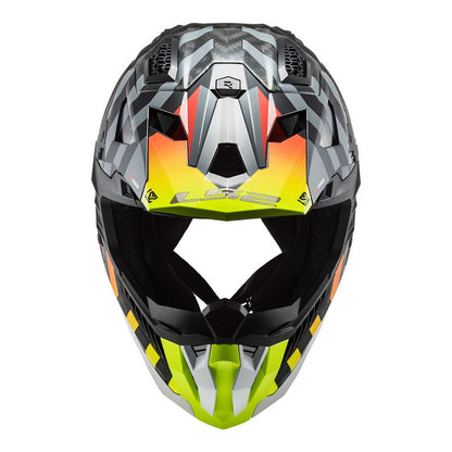 CAPACETE LS2 X-FORCE C BARRIER AMARELO
