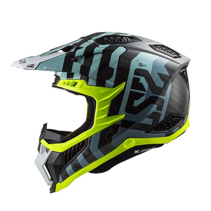 CAPACETE LS2 X-FORCE C BARRIER SKY AZUL