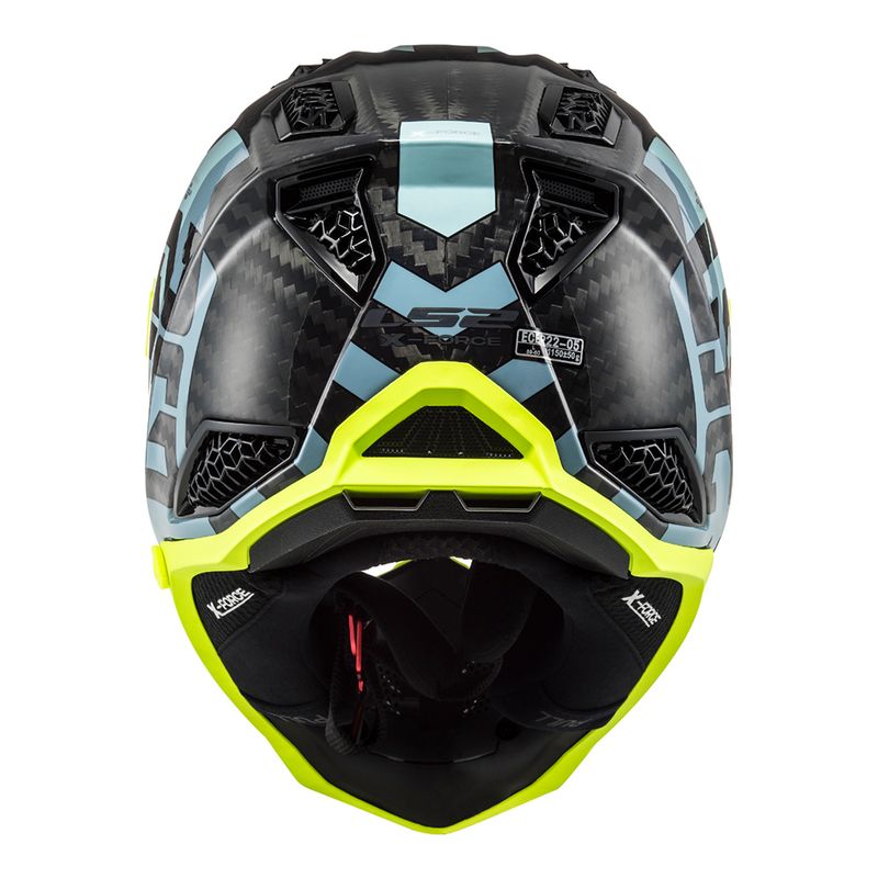 CAPACETE LS2 X-FORCE C BARRIER SKY AZUL