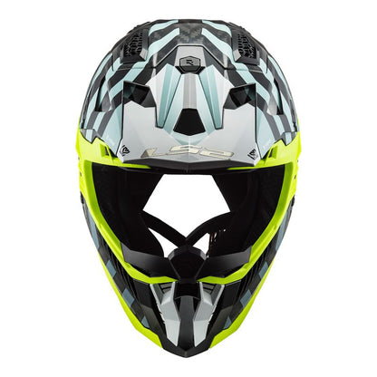 CAPACETE LS2 X-FORCE C BARRIER SKY AZUL