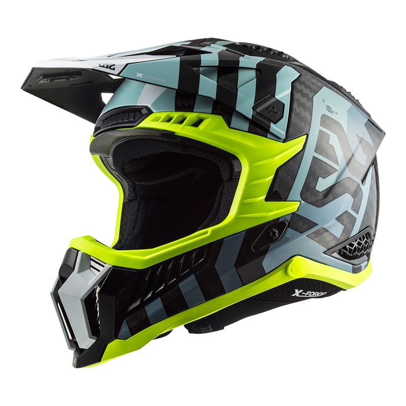 CAPACETE LS2 X-FORCE C BARRIER SKY AZUL