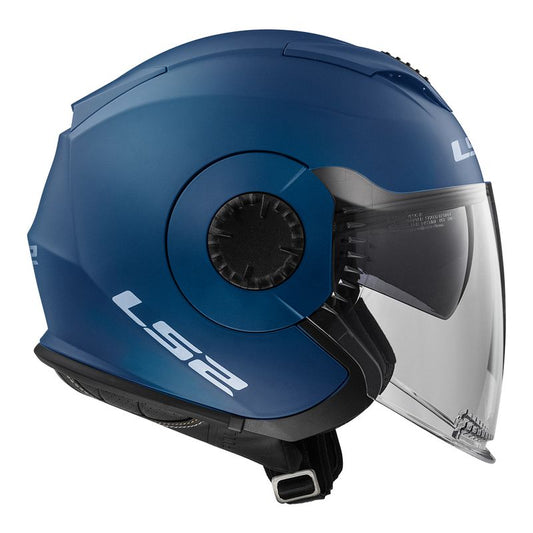 CAPACETE LS2 VERSO MONOCOLOR AZUL FOSCO