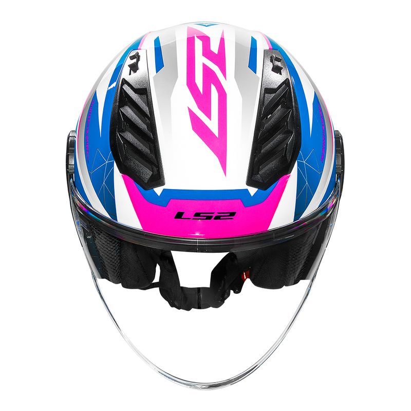CAPACETE LS2 AIRFLOW II DRAZE BRANCO SKU 06002092611141126048