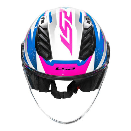 CAPACETE LS2 AIRFLOW II DRAZE BRANCO SKU 06002092611141126048