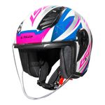 CAPACETE LS2 AIRFLOW II DRAZE BRANCO SKU 06002092611141126048