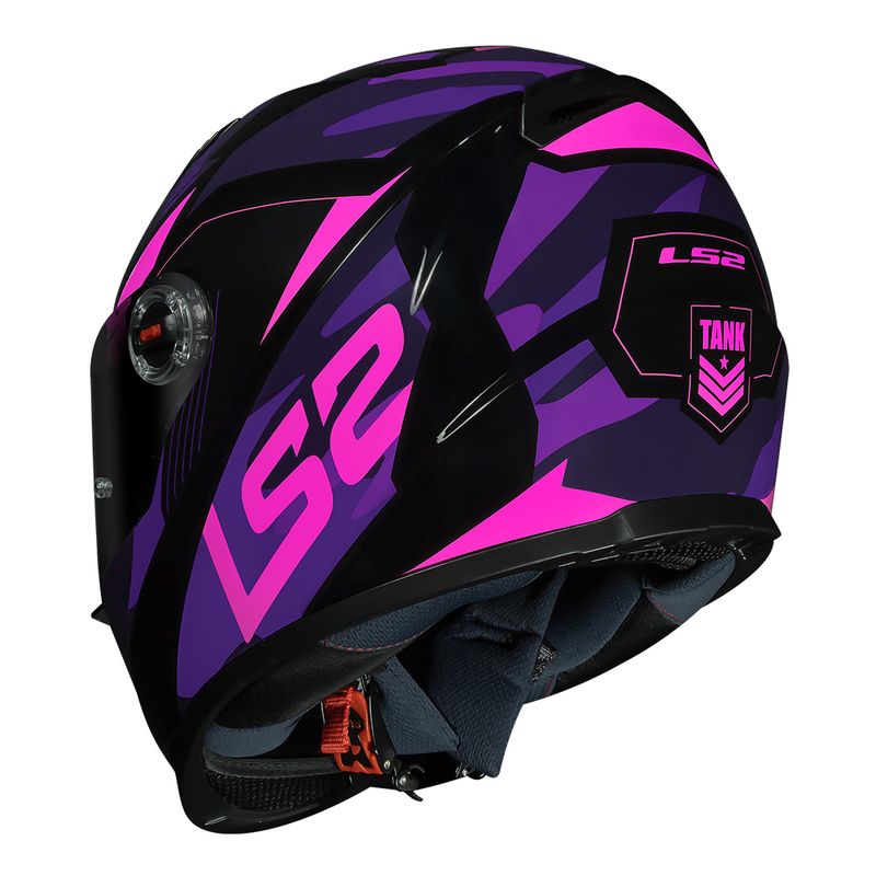 CAPACETE LS2 CLASSIC TANK ROXO