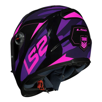 CAPACETE LS2 CLASSIC TANK ROXO