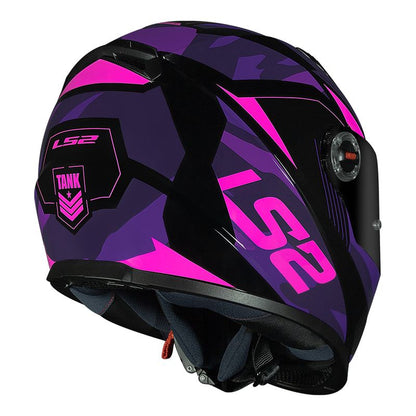 CAPACETE LS2 CLASSIC TANK ROXO