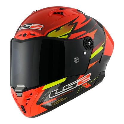 CAPACETE LS2 THUNDER CARBON GP FIRE VERMELHO